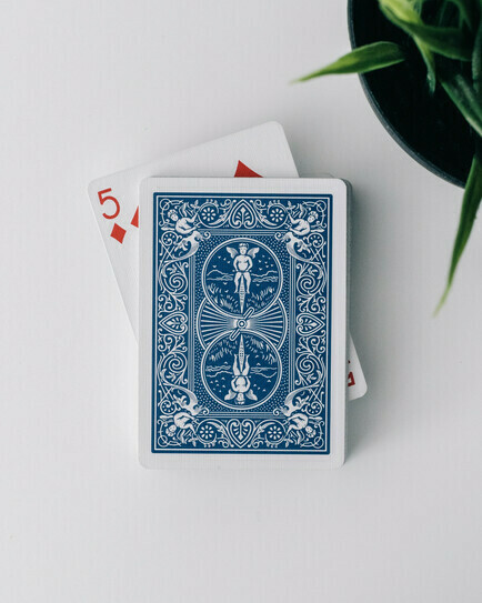 A regular card deck