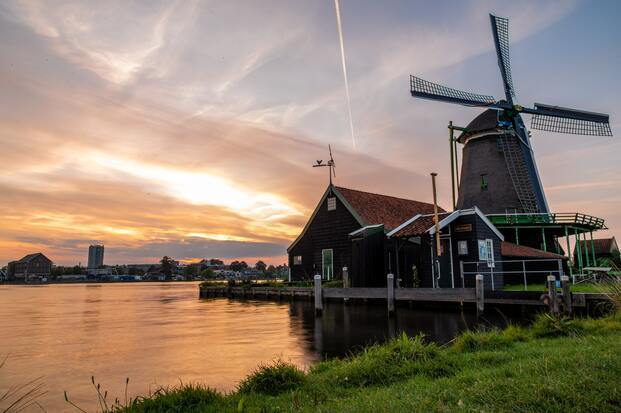 A dutch windmill